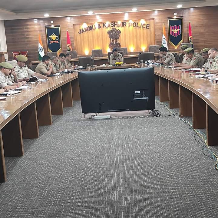 SSP Jammu held crime/security review meeting at DPL Jammu