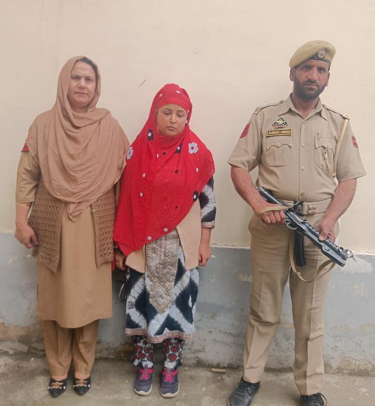 Police booked notorious lady drug smuggler under PIT NDPS Act in Baramulla