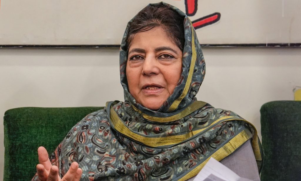 Being stopped from meeting people, alleges Mehbooba Mufti