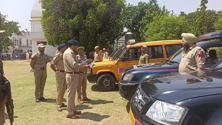 SSP Jammu conducted inspection of MT fleet District Police Lines,Jammu