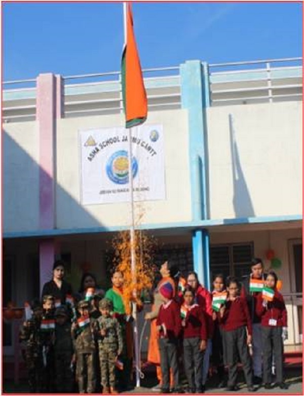 Republic Day celebrations at Asha School Jammu Cantt