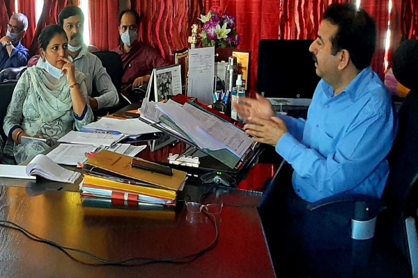 Director School Education Jammu Dr. Ravi Shankar Sharma convenes review meeting