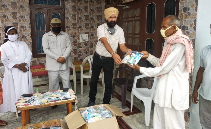 Ration and COVID19 Hygiene Kits distributed among 110 families at village Chani Mansar