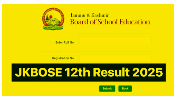 JKBOSE 12th Result 2025: Jammu Kashmir Board Class 12 results have been declared. 