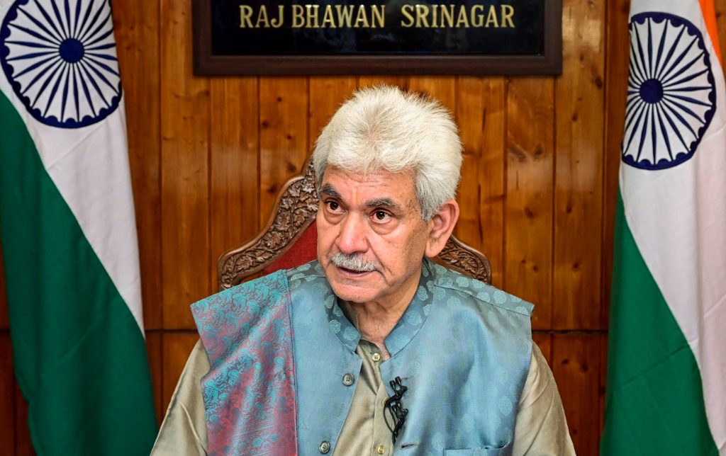 LG Manoj Sinha Chairs High-Level Security Meeting In Jammu