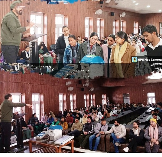 GDC Bhaderwah organises Interactive Workshop-cum-lecture on EVM and VVPAT