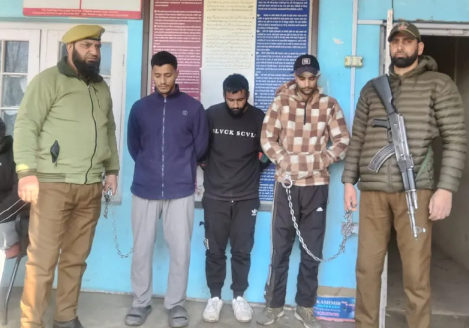 Police solve burglary case in Srinagar; three  arrested, stolen cash recovered