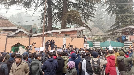 NC Leader Holds Protests Demanding Rationalisation Of Reservation In J&K