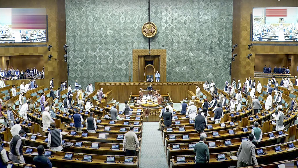 Lok Sabha adjourned sine die amid uproar over Ambedkar row, Rajya Sabha adjourned till 12