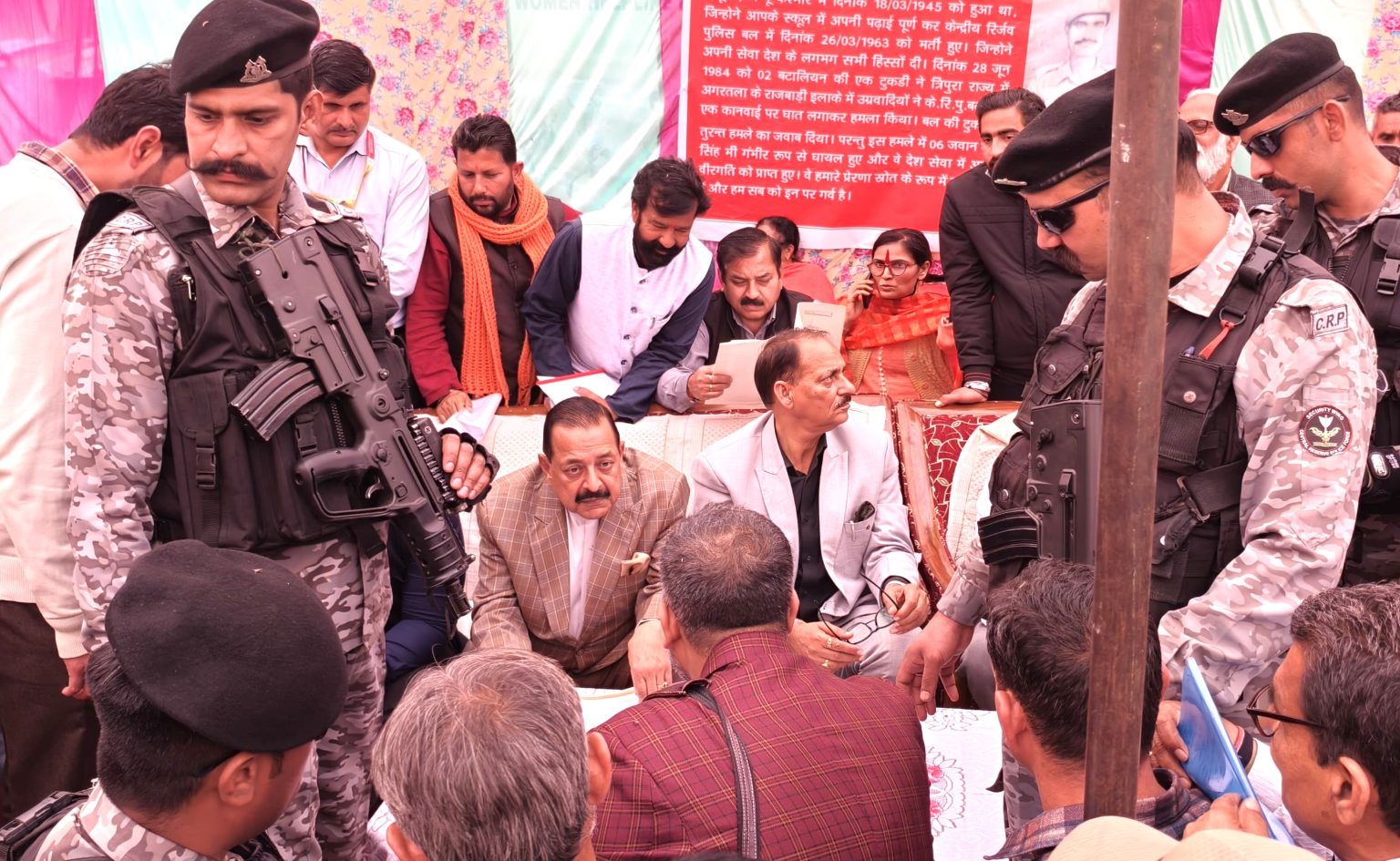 Dr Jitendra Holds ‘Public Durbar’ At Hiranagar, Issues Resolved On Spot