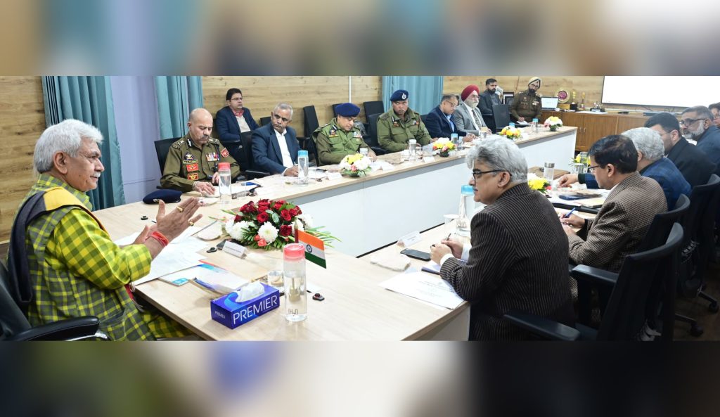 LG Sinha Reviews Implementation Of Three New Criminal Laws In UT Of J&K