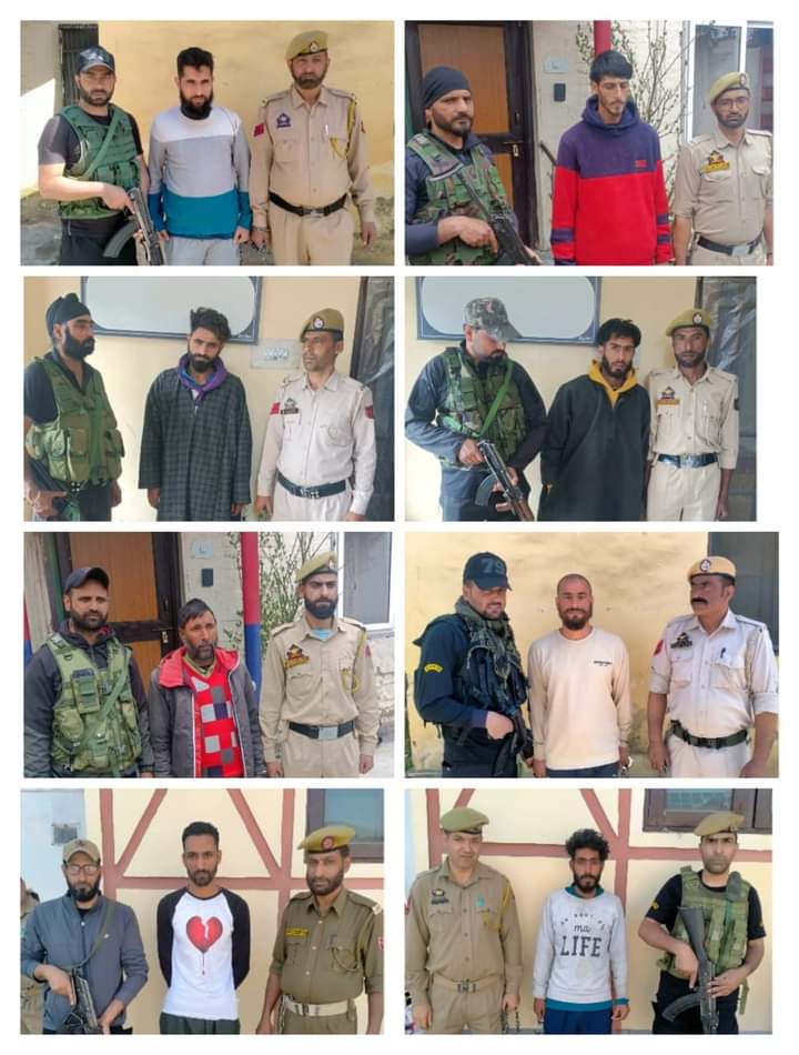 Police booked 8 notorious drug smugglers under PIT NDPS Act in Baramulla