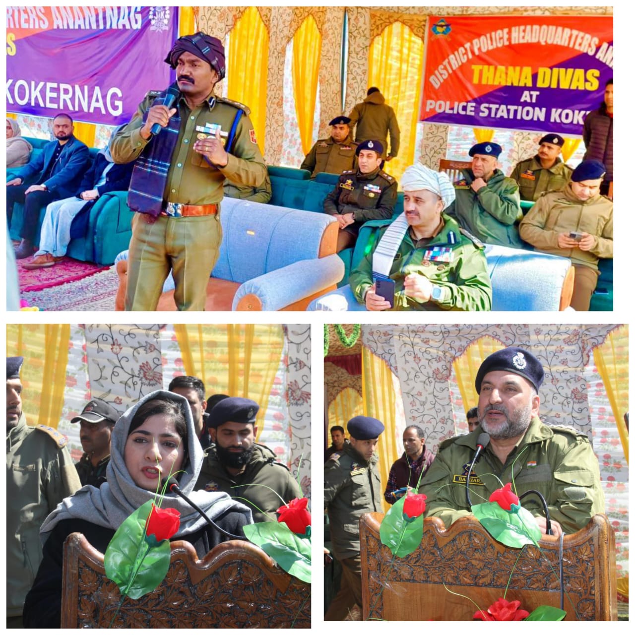 DIG SKR & SSP Anantnag Lead ‘Thana Diwas’ in Kokernag, Emphasizing New Criminal Laws & Public Grievance Redressal 