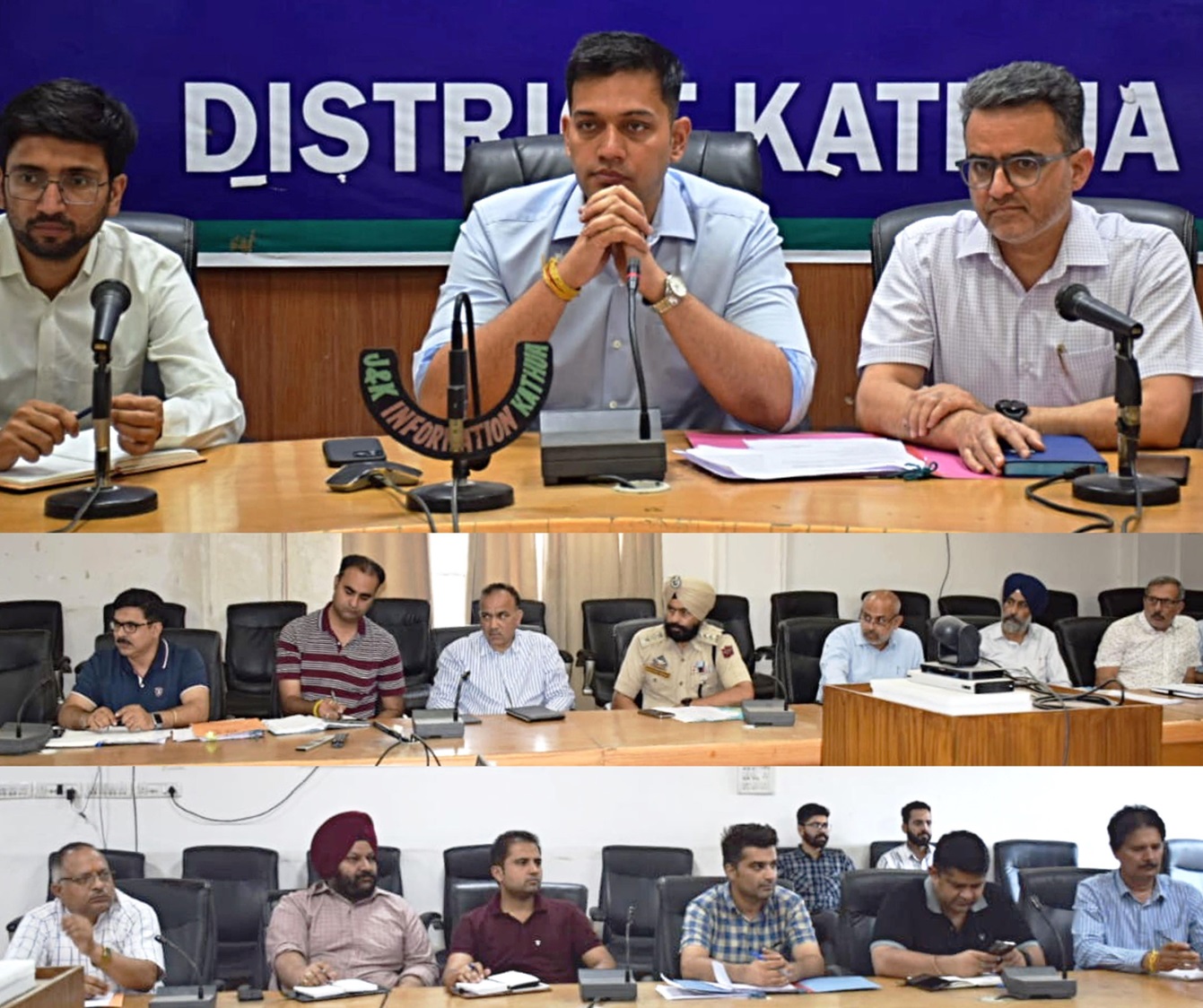 DC Kathua reviews arrangements for Shri Amarnath Ji Yatra