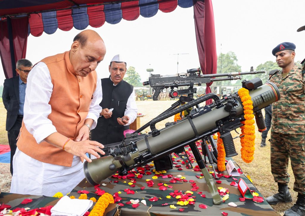 Rajnath Singh Performs ‘Shastra Puja’, Celebrates Vijayadashami With Armed Forces In Gangtok