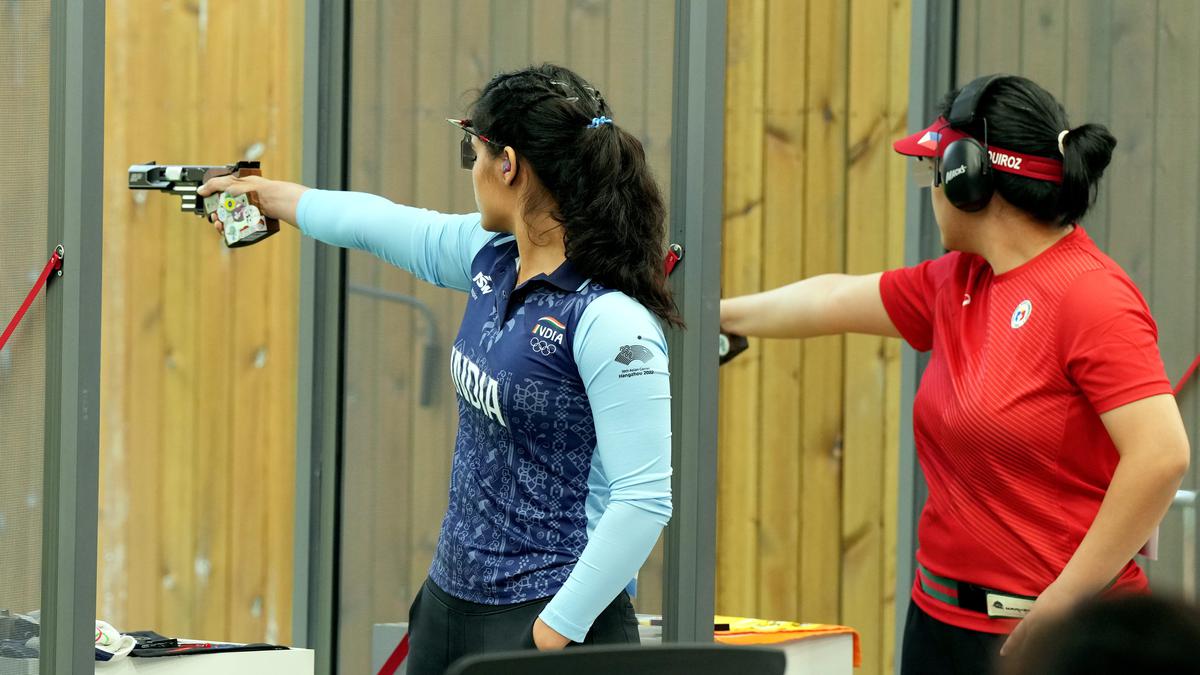 Asian Games 2023 | Indian Trio Shoots Gold In Women’s 25m Pistol Event