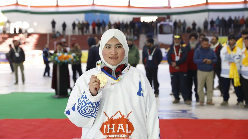 15-Year-Old Kargil Girl Samina Epitome Of Hope For Women Ice-Hockey Players In Ladakh