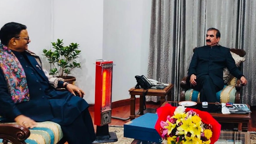 Javed Rana Calls On Union Forest Minister, HP Chief Minister