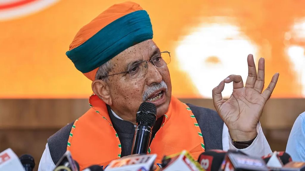 Opposition Trying To Create False Narrative Over Budget: Arjun Meghwal