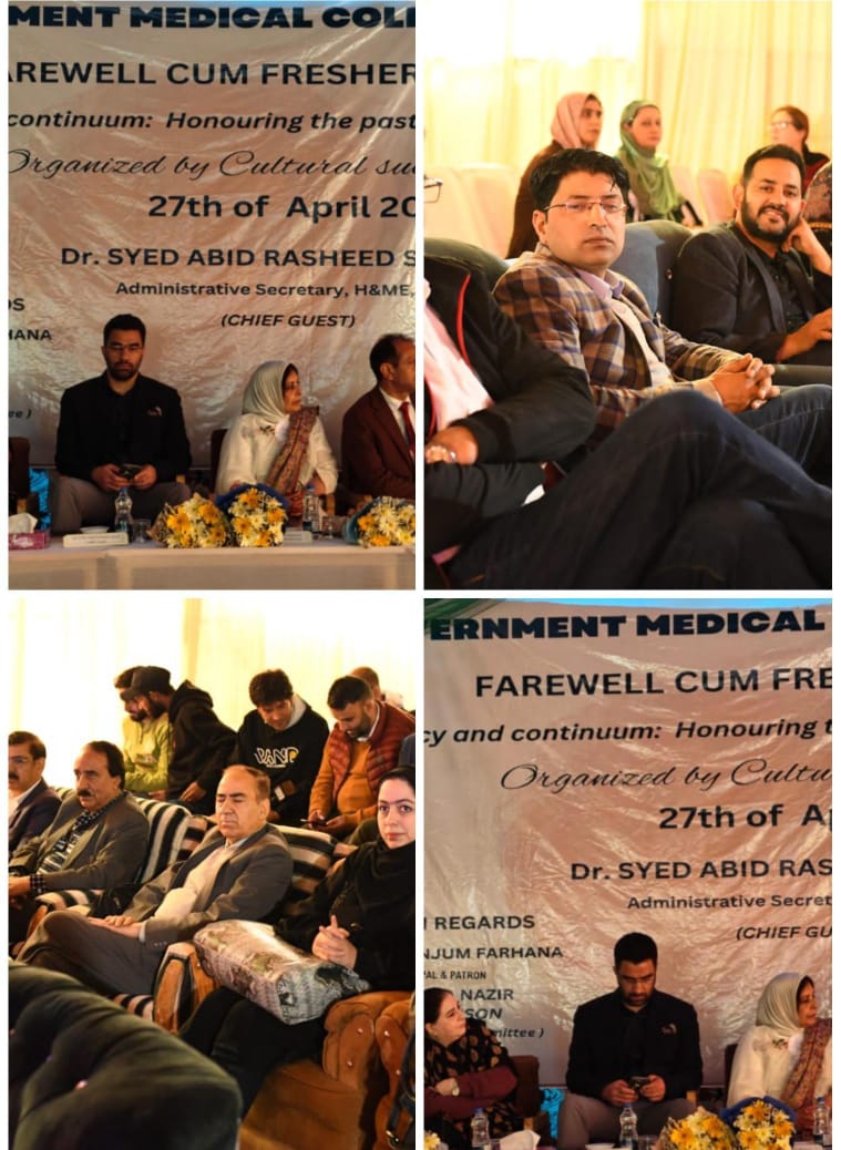 Government Medical College Anantnag Celebrates Milestone Achievement: Bids Farewell to Inaugural MBBS Batch and Welcomes New Students