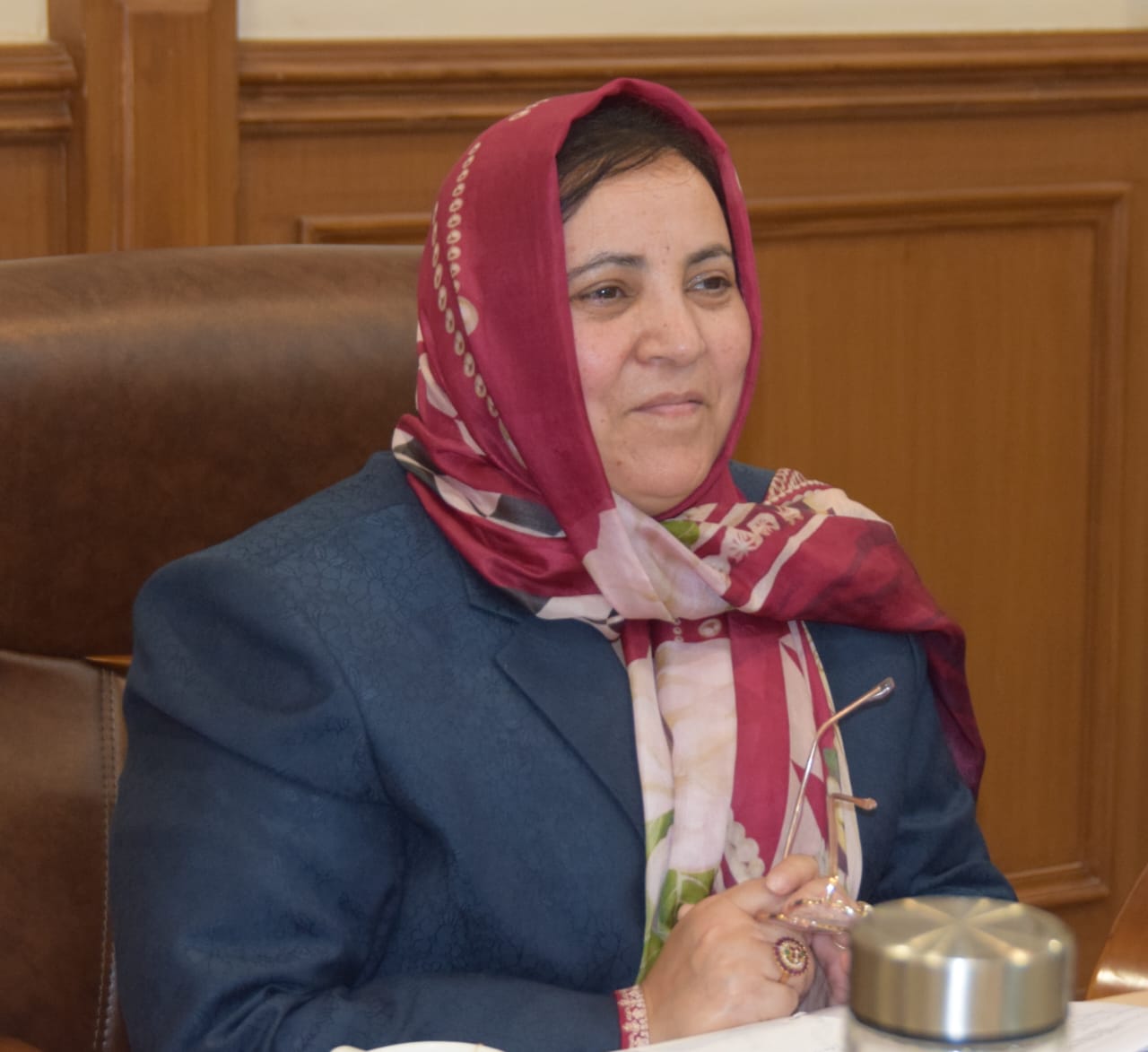 Sakeena Itoo reviews progress on SAMAGRA Shiksha interventions across J&K