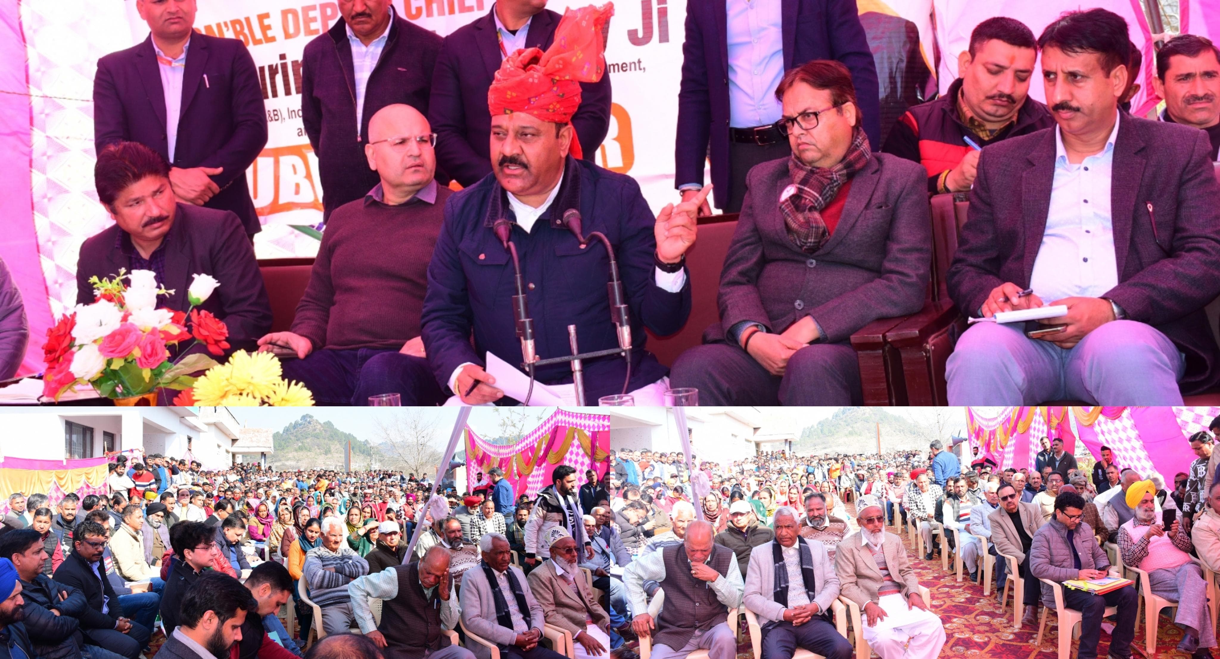 Dy CM Surinder Choudhary holds Public Outreach Program at Seri