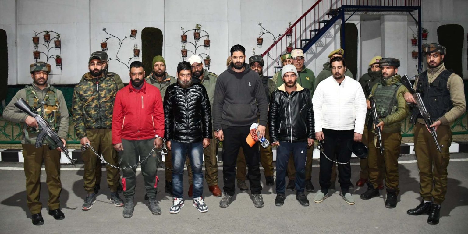 J&K Police Books Six Infamous Drug Peddlers Under PIT NDPS Act In Srinagar