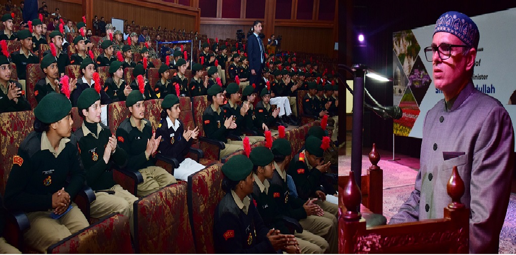 CM Omar Abdullah lauds J&K, Ladakh NCC Cadets for exemplary performance at Republic Day Parade-2025